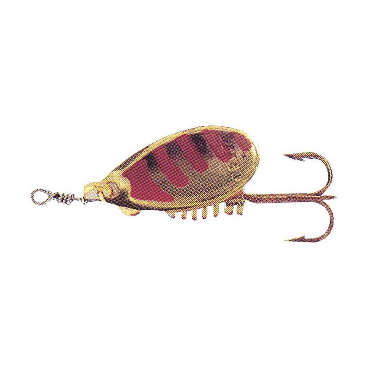 Celta Spinner Lure Size 3 Gold Red Dots, Gold Red Dots, bcf_hi-res