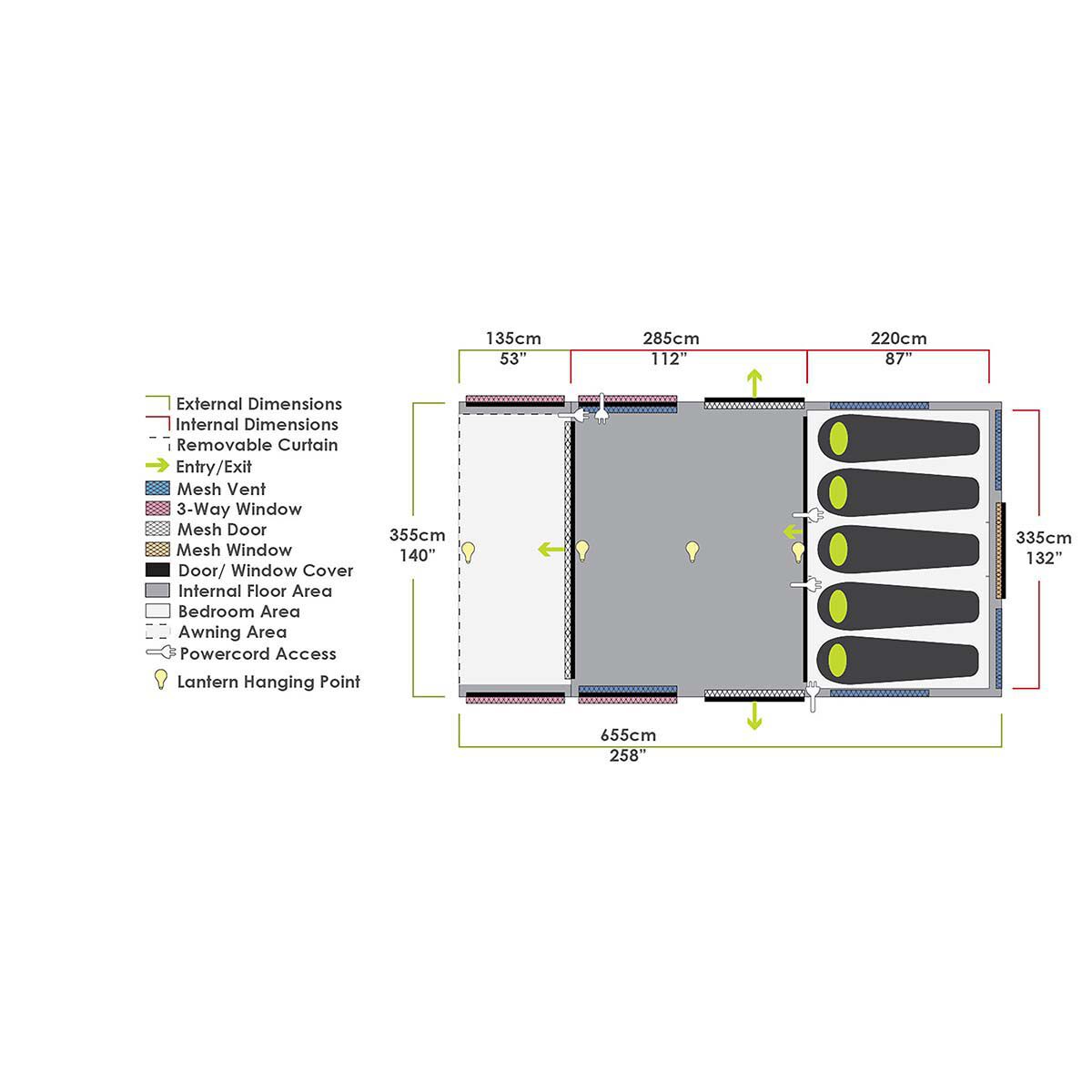 Zempire Evo TL V2 Air Tent, , bcf_hi-res