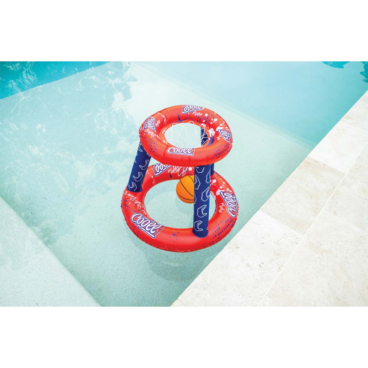 Cooee Inflatable Pool Basketball, , bcf_hi-res