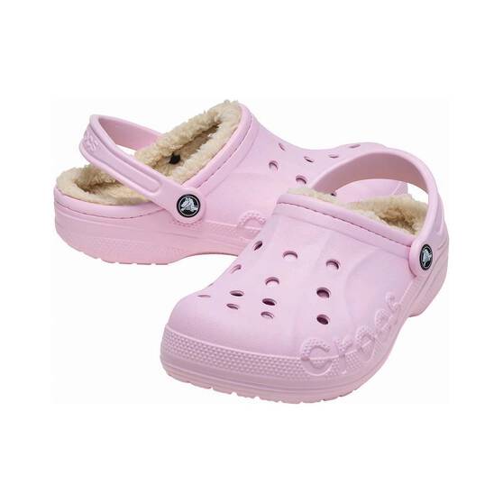 Crocs Unisex Baya Lined Clogs Ballerina Pink M4/W6, Ballerina Pink, bcf_hi-res