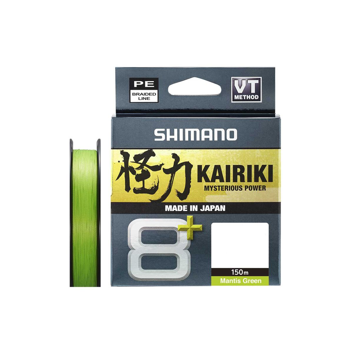 Shimano Kairiki 8+ Braid Line Mantis Green 150m, , bcf_hi-res