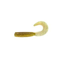 Daiwa Bait Junkie Grub Soft Plastic Lure 2.5in Oil Flash, Oil Flash, bcf_hi-res