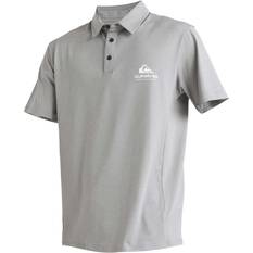 Quiksilver Men's Baitball Polo Rashie, Sharkskin, bcf_hi-res