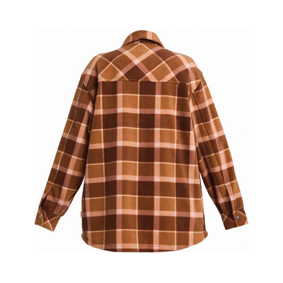 Quiksilver Women&rsquo;s Camp Queen Polar Fleece Shirt, Acorn, bcf_hi-res