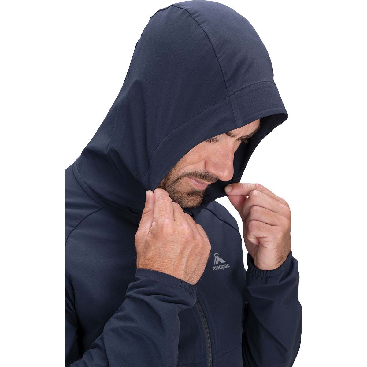 Macpac Men's Sefton Hooded Jacket, Black, bcf_hi-res