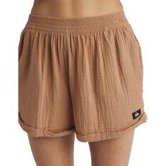 Quiksilver On Vacation Shorts for Women Natural XS, Natural, bcf_hi-res