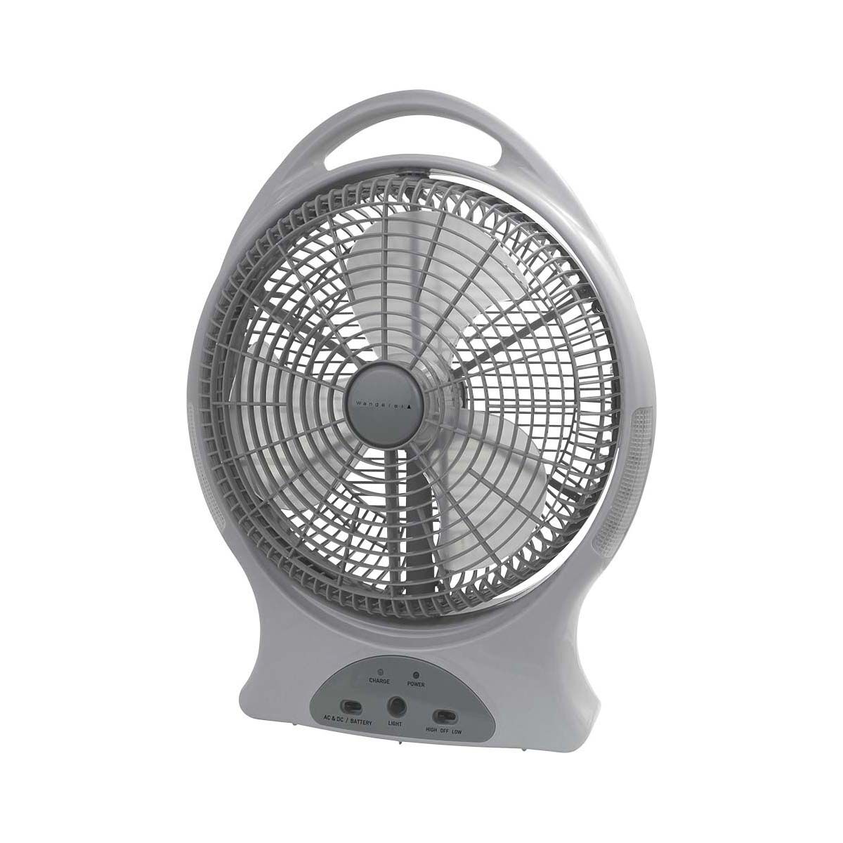 Wanderer Oscillating Rechargeable Fan 12in BCF