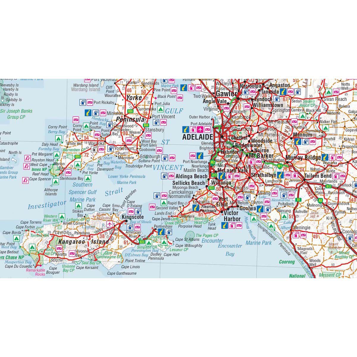 Hema South Australia State Map (8th Edition), , bcf_hi-res