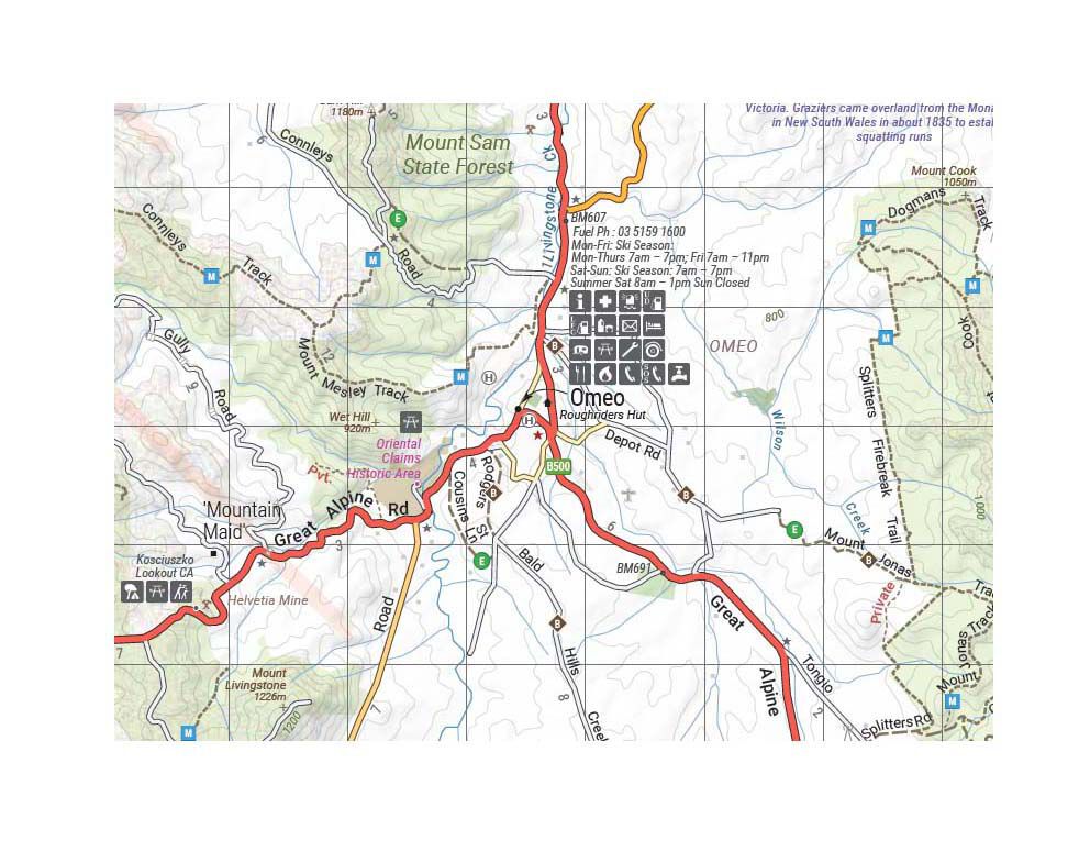 Hema High Country Vic - North East Map, , bcf_hi-res