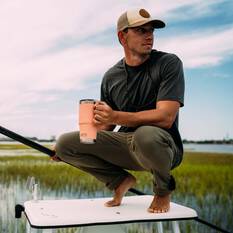 YETI® Rambler® Travel Mug 20 oz (591ml) with Stronghold™ Lid, Low Country Peach, bcf_hi-res