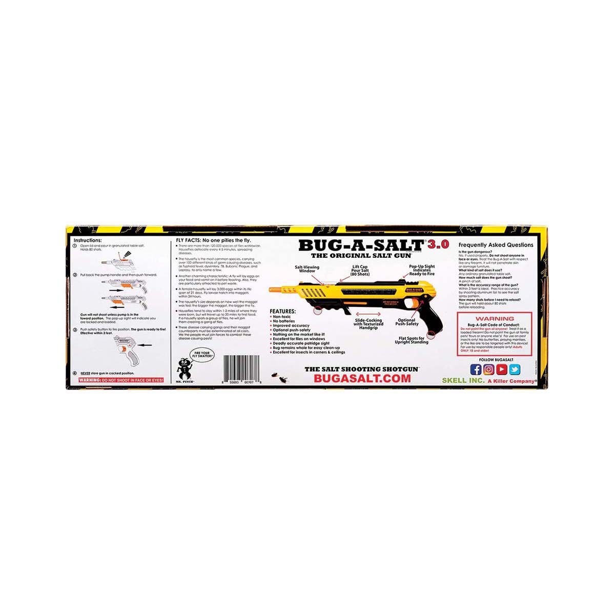 Bug-A-Salt Fly Blaster 3.0 Yellow, , bcf_hi-res