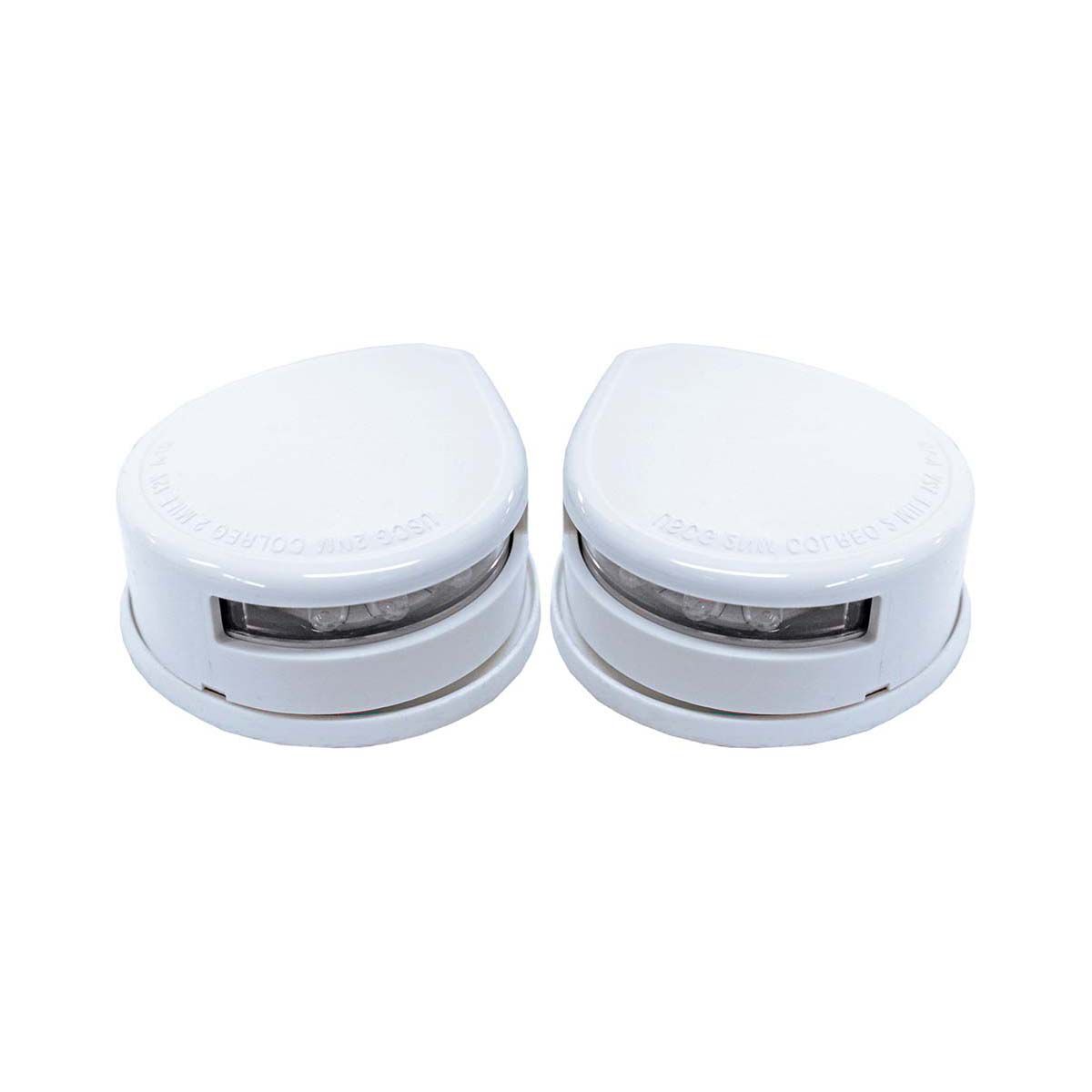RWB LED Navigation Lights 12V Horizontal Port and Starboard 2 Pack White, , bcf_hi-res