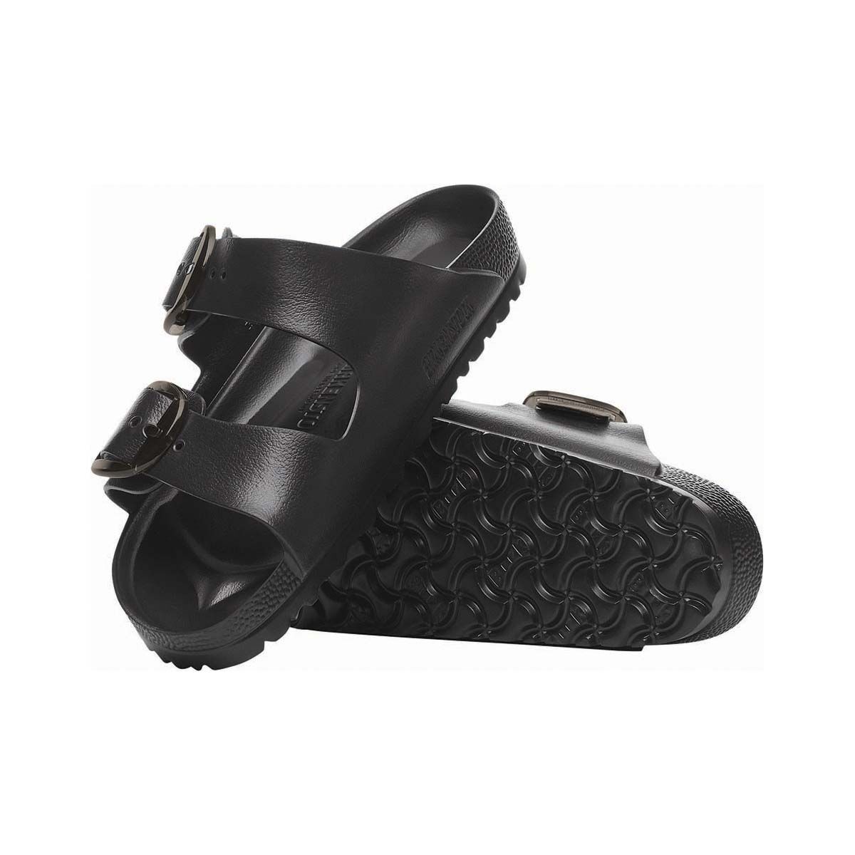 Birkenstock Unisex Arizona EVA Elemental Regular Sandals, Black, bcf_hi-res