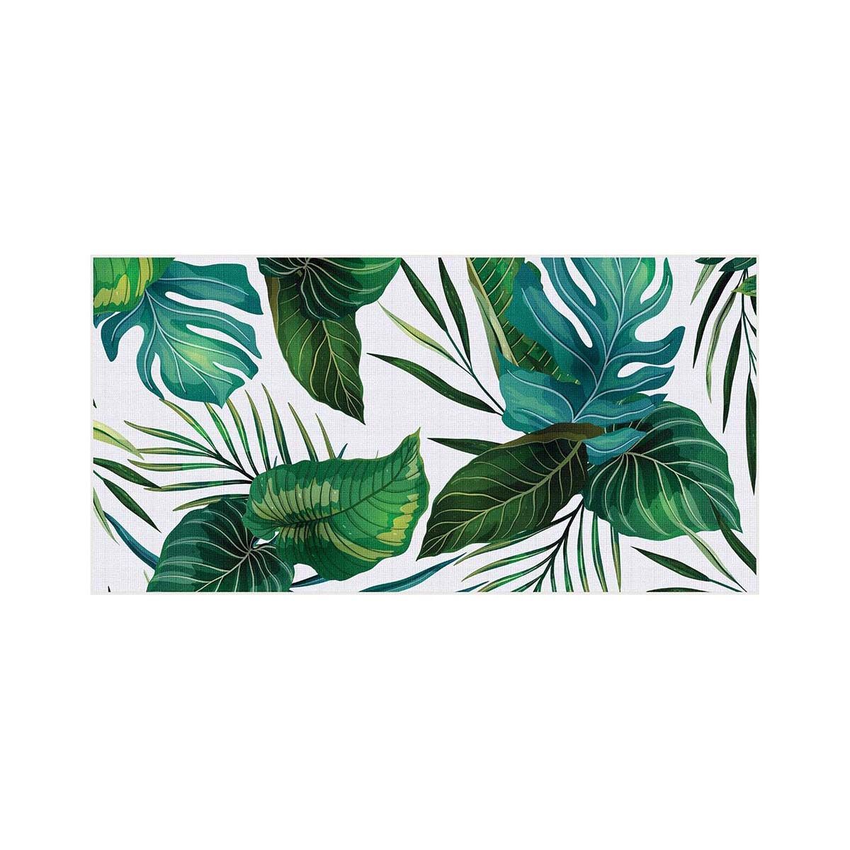 BCF Packable Towel Navy Leaf, , bcf_hi-res