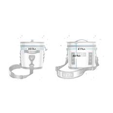 YETI® Hopper Flip® 12 Soft Cooler Charcoal, Charcoal, bcf_hi-res