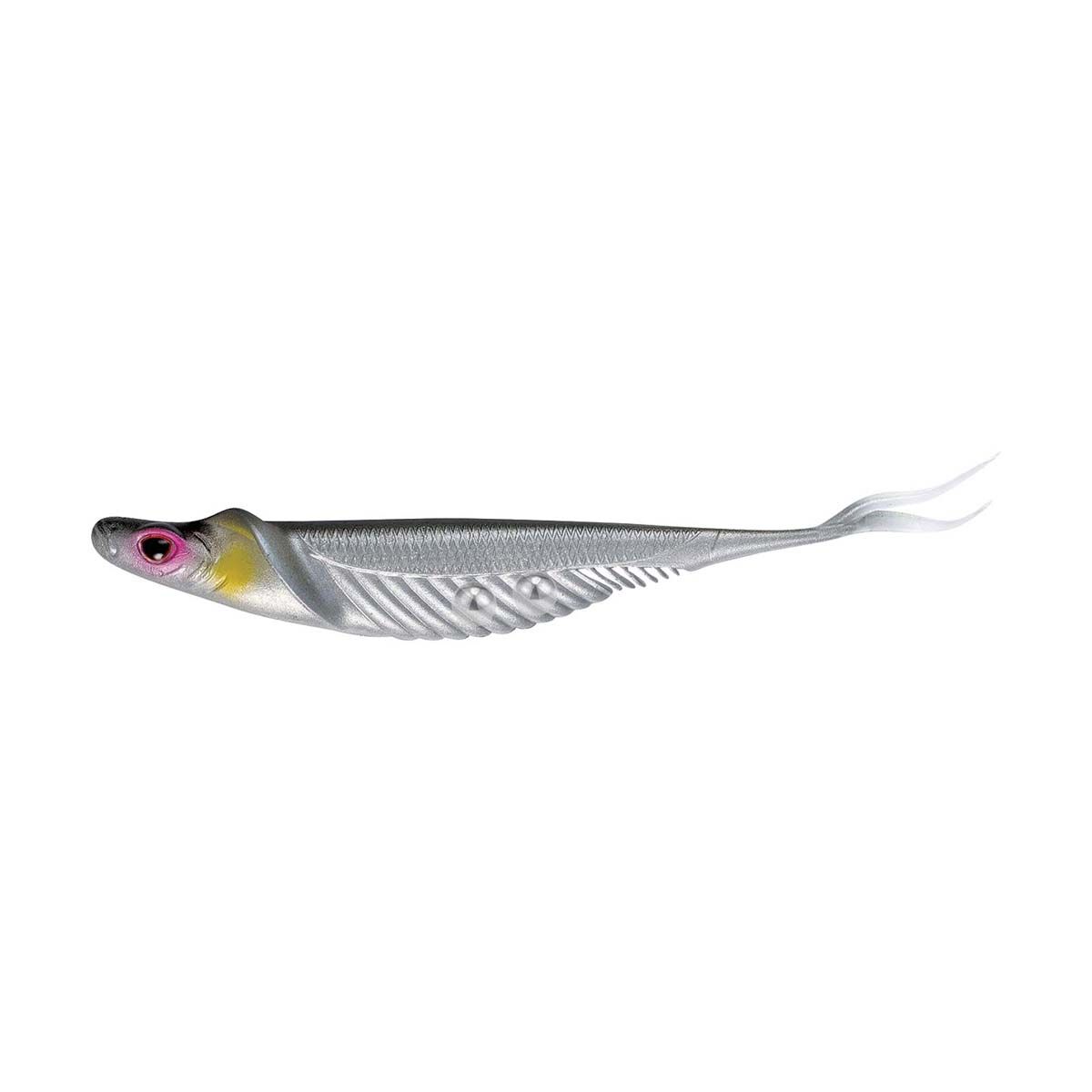 Nomad Live Ops Cobra Shad Soft Plastic Lure 4.5in Silver Shad, Silver Shad, bcf_hi-res