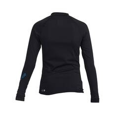 Quiksilver Youth All Down The Line Long Sleeve Rashie, Black, bcf_hi-res