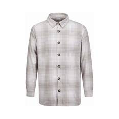 OUTRAK Men’s Fleece Lined Shacket, Taupe, bcf_hi-res