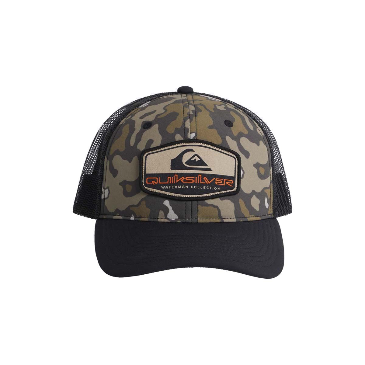 Quiksilver Men&rsquo;s Spear Back Trucker Cap Black OSFM, Black, bcf_hi-res