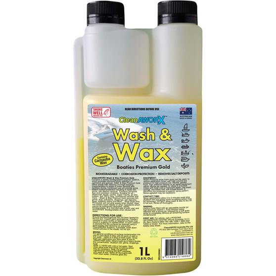 Cleanaworx Wash And Wax - Premium Gold, , bcf_hi-res