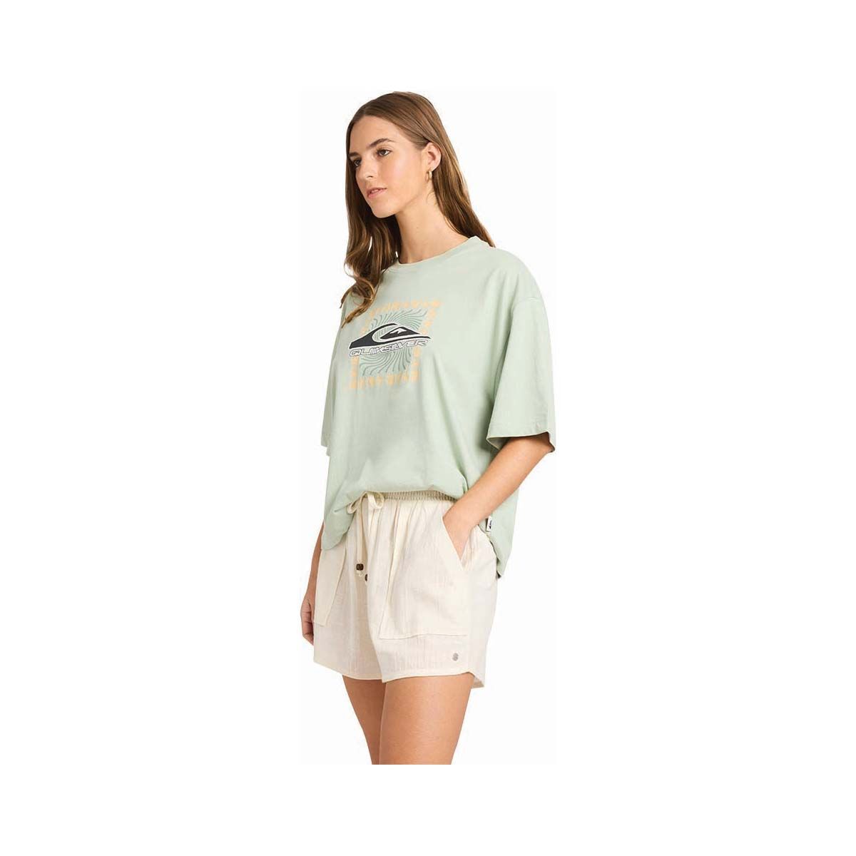 Quiksilver Women&rsquo;s Serene Shorts, Birch White, bcf_hi-res