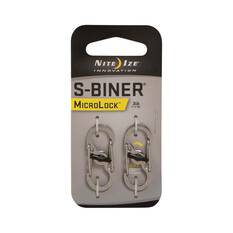 Nite Ize S Biner MicroLock 2 Pack Stainless, , bcf_hi-res