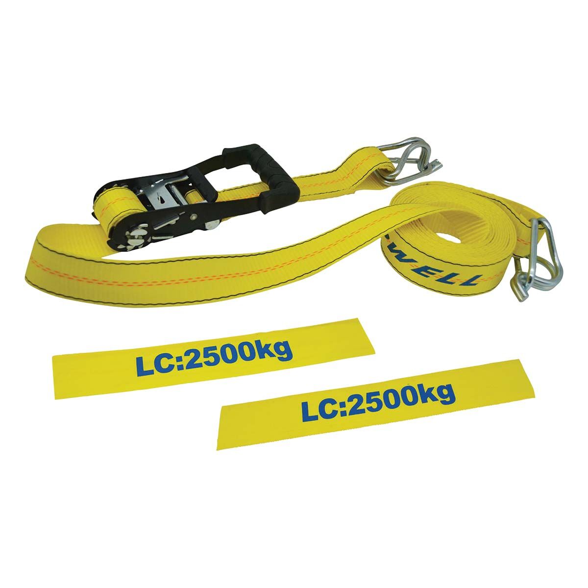 Gripwell Heavy Duty 2500kg Ratchet Tie Down 5m, , bcf_hi-res