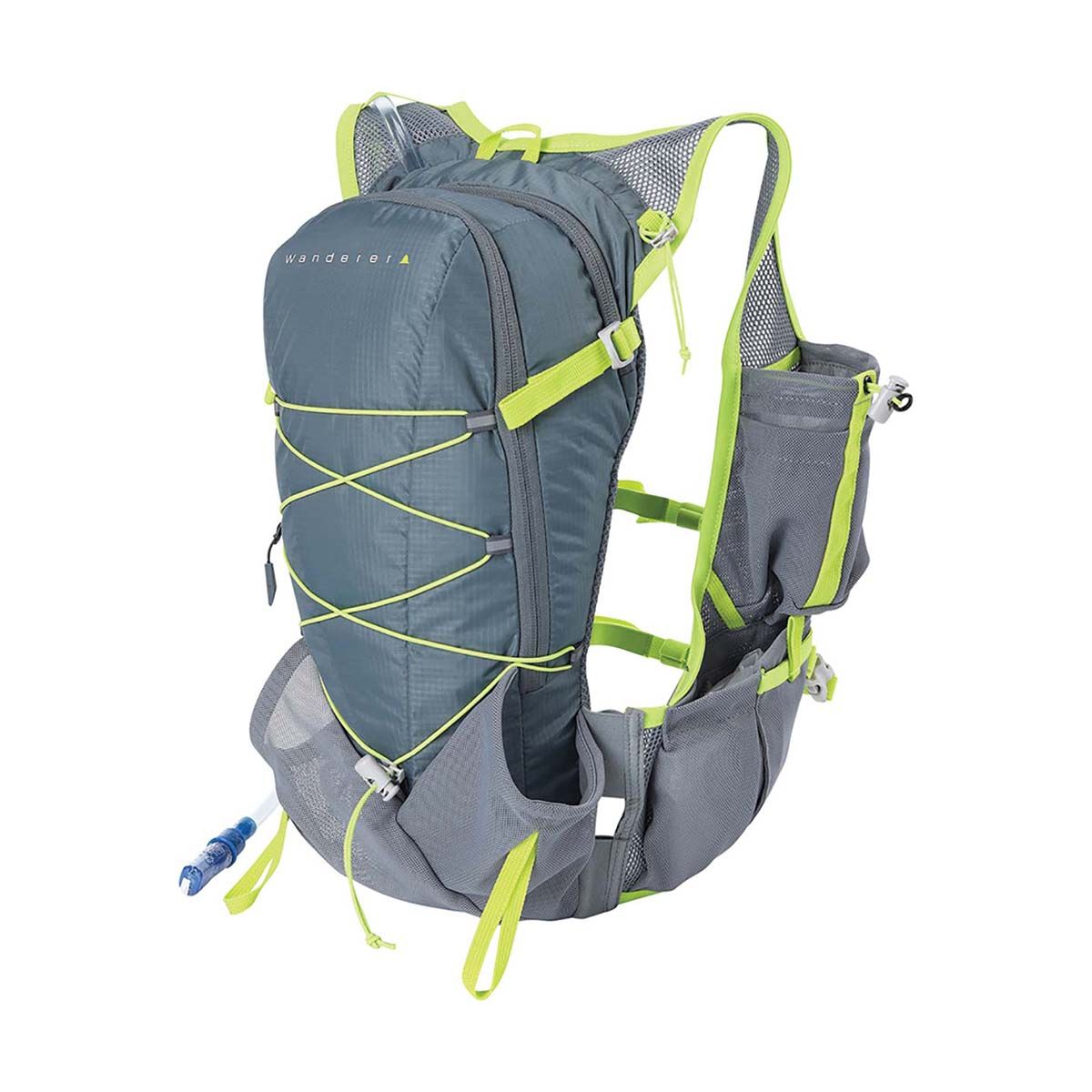 Wanderer Hydration Running Vest with 2L Water Bladder, , bcf_hi-res
