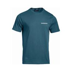 Shimano Men's Barramundi Short Sleeve Tee Teal S, Teal, bcf_hi-res