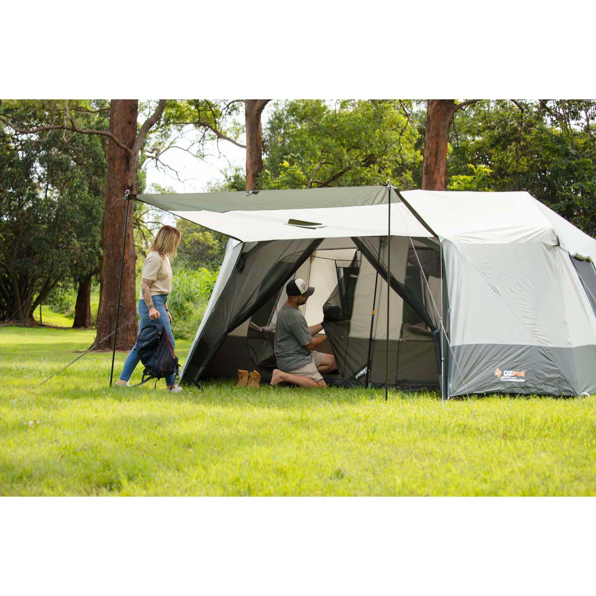 OZtrail Fast Frame Cabin Tent 8 Person, , bcf_hi-res