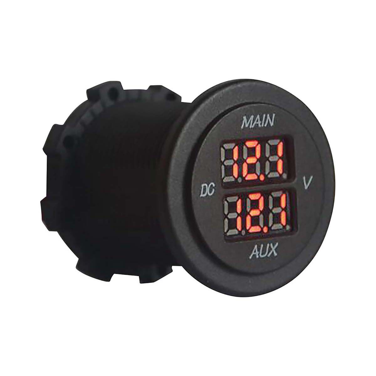 KT Cables 12V Dual Accessory Socket with LCD Voltage Display, , bcf_hi-res