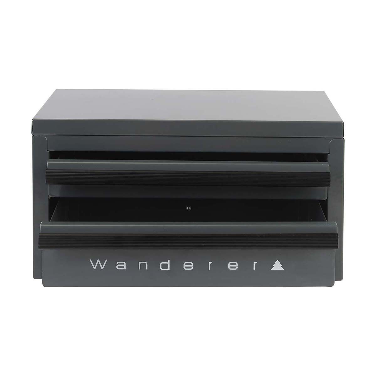 Wanderer Mini Gear Cabinet 2 Drawer Charcoal, Charcoal, bcf_hi-res