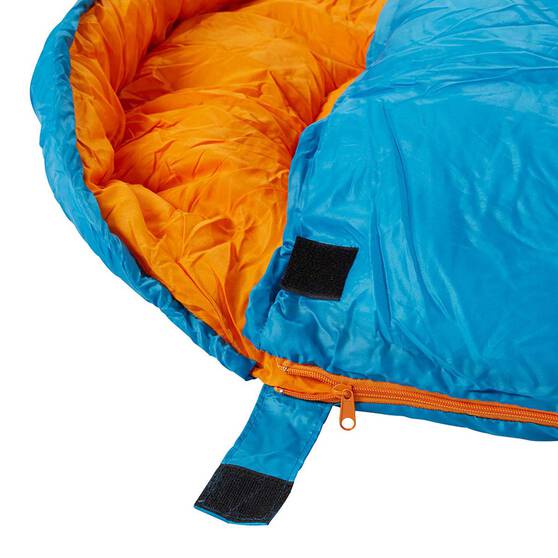 Wanderer MiniFlame 0C Hooded Sleeping Bag Blue / Orange, Blue / Orange, bcf_hi-res