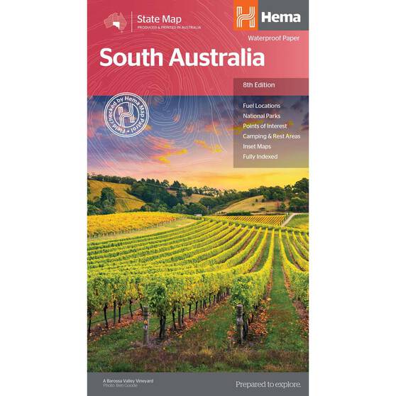 Hema South Australia State Map (8th Edition), , bcf_hi-res