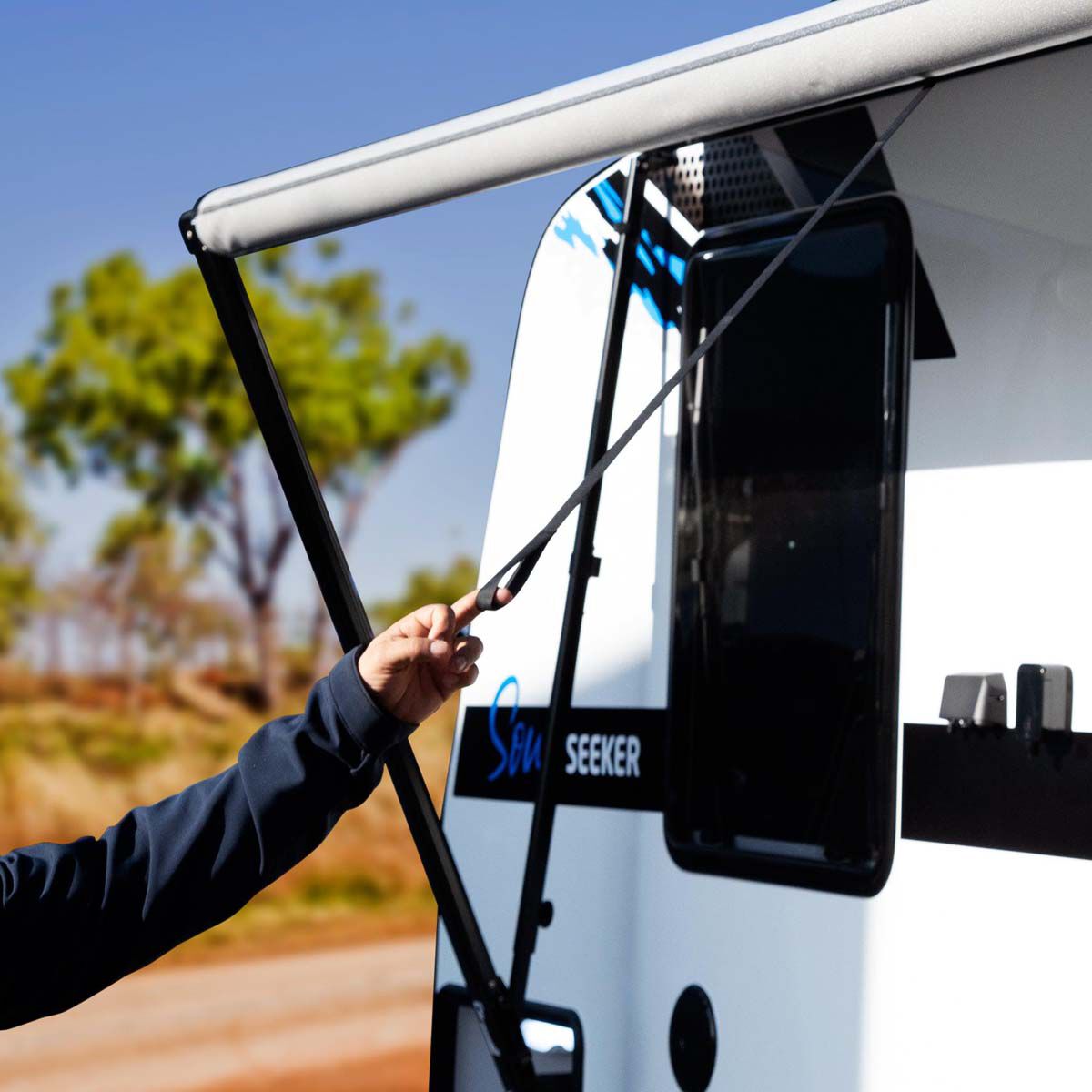 Aussie Traveller Awning Pull Strap, , bcf_hi-res