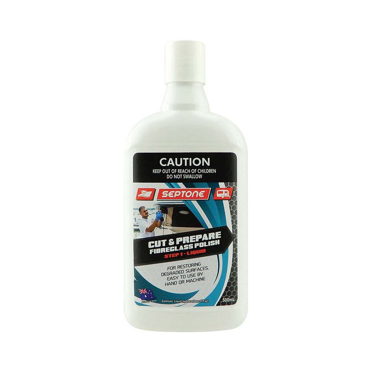 Septone Fibreglass Buffing Compound 500ml, , bcf_hi-res