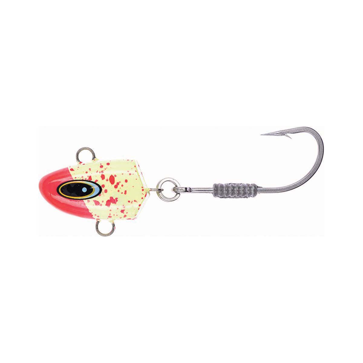 Vexed Dhu Bomb Jig Head 80g Lumo Red Head, Lumo Red Head, bcf_hi-res