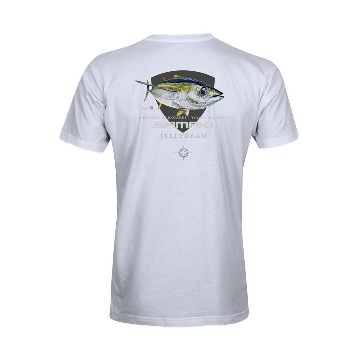 Samaki Jelly Bean Men's Short Sleeve Tee White S, White, bcf_hi-res