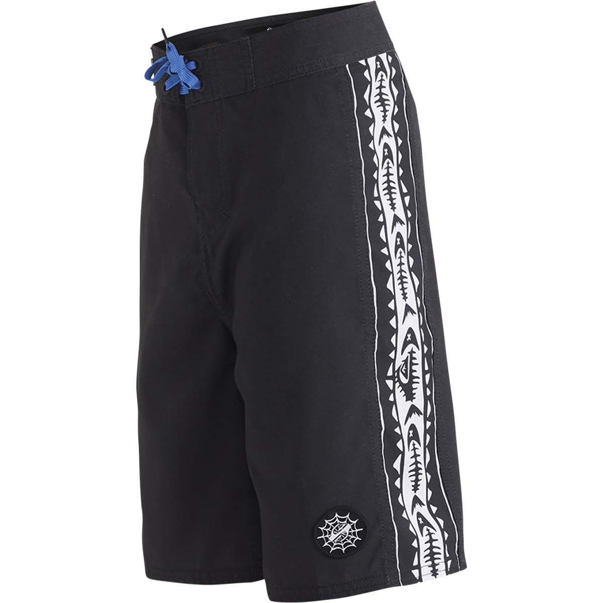 Quiksilver Youth Omni Bones Hybrid Boardshorts Black 8, Black, bcf_hi-res