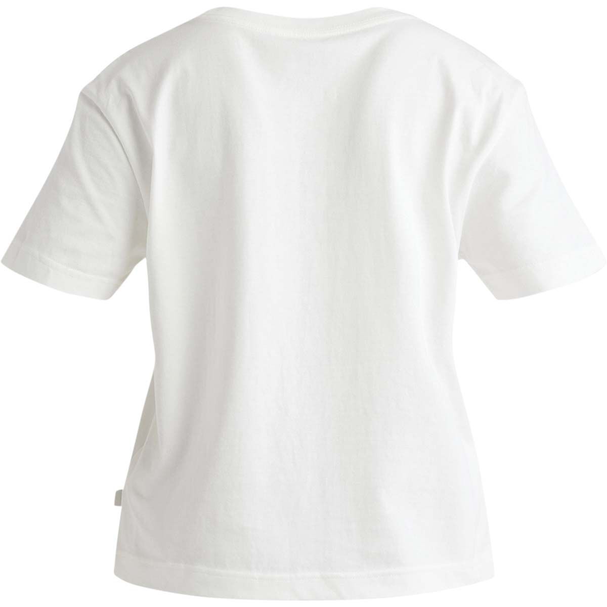 Quiksilver Comp Logo Short Sleeve Tee for Women Snow White XS, Snow White, bcf_hi-res
