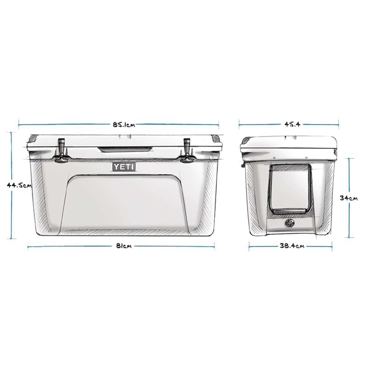 YETI&reg; Tundra&reg; 75 Hard Cooler White, White, bcf_hi-res