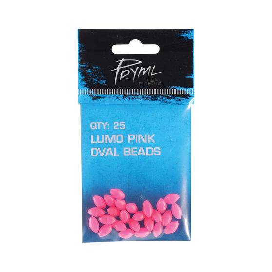 Pryml  Lumo Beads 25pk, Pink, bcf_hi-res
