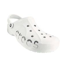 Crocs Unisex Baya Clogs White M12, White, bcf_hi-res
