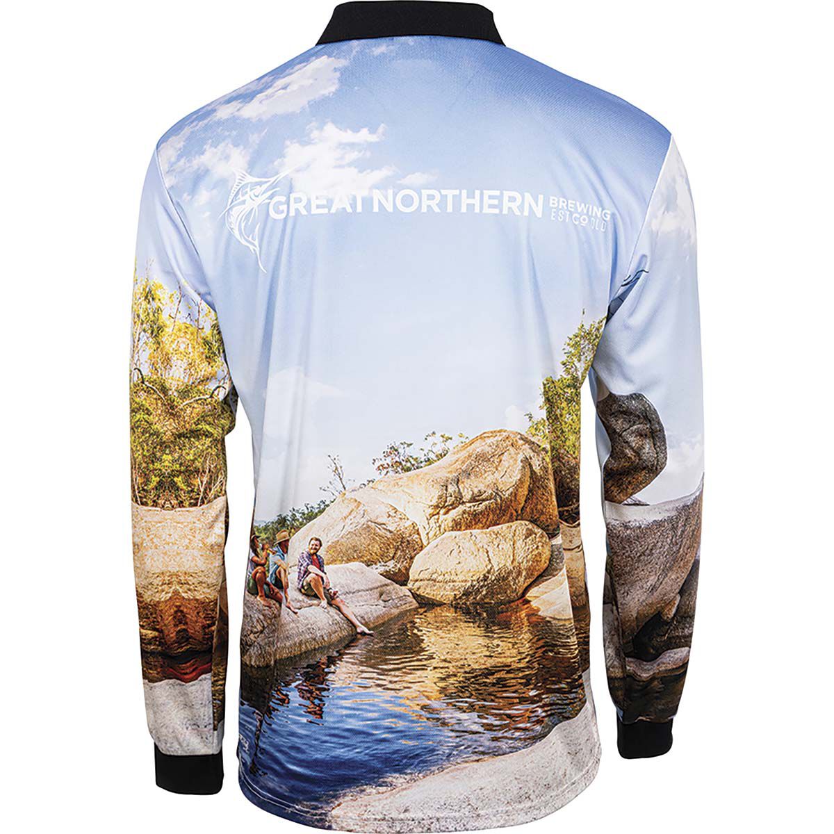 Great Northern Men's Emerald Fishing Shirt Blue M, Blue, bcf_hi-res