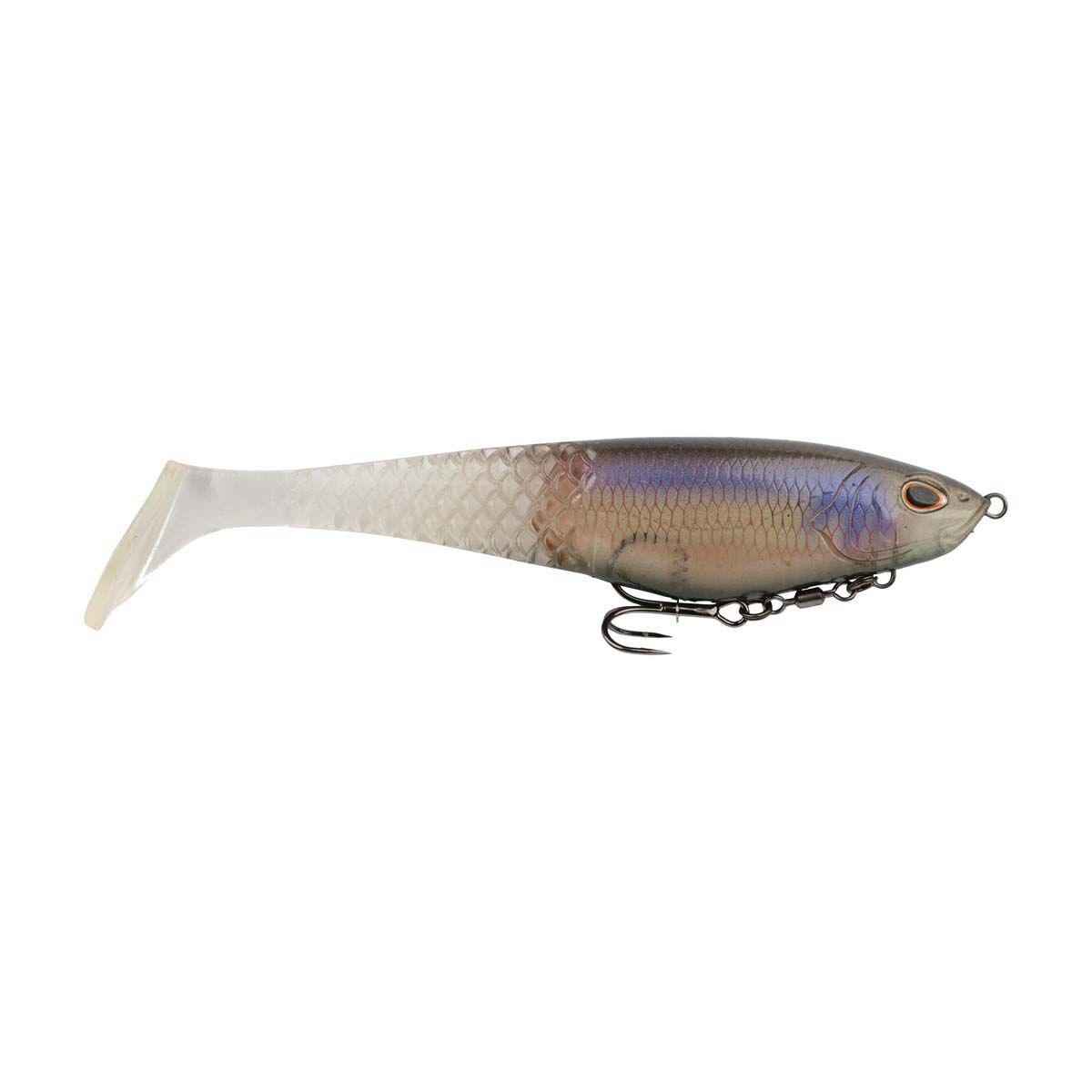 Berkley Powerbait Cullshad Soft Swimbait Lure 8in Ghost Morning Dawn, Ghost Morning Dawn, bcf_hi-res