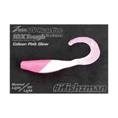Zman Streakz Curltailz Soft Plastic Lure 5in Pink Glow, Pink Glow, bcf_hi-res