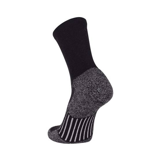 Macpac Unisex Tech Merino Hiker Socks, Black, bcf_hi-res