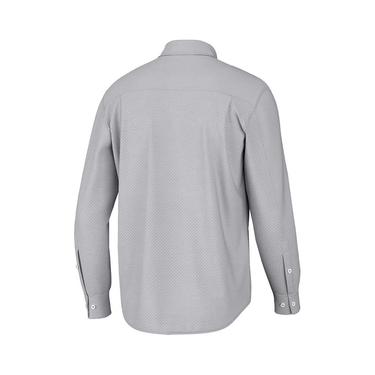 Huk Men's Tide Point Long Sleeve Fishing Shirt Harbor Mist S, Harbor Mist, bcf_hi-res