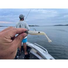 Nomad Live Ops Jerksquid Soft Plastic Lure 4in Pearl White, Pearl White, bcf_hi-res