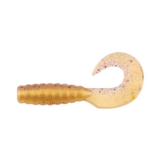 Berkley PowerBait Grub Soft Plastic Lure 2.5in Cappuccino, Cappuccino, bcf_hi-res